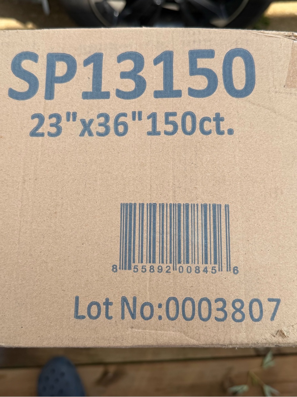 150 Secure Personal Care Products Under Pads 23x36 (15 Bags Of 10) SP13150